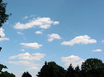 Cumulus humilis. Bron: Wikipedia