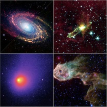 Spitzer Space Telescope. Eerste foto's van de SST (credit: NASA/JPL-Caltech)
