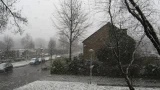 Heftige sneeuw in Heemskerk, 1e paasdag 2008