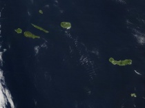 De centrale en oostelijke Azoren.Bron: Wikipedia