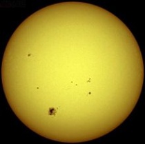 De Zon, een voorbeeld van gele dwerg. Bron: Wikipedia