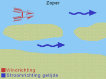 Een voorbeeld van een Vloedzoper. Bron: Wikipedia