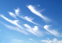 Cirrus uncinus. Bron: Wikipedia