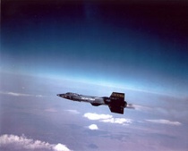 De X-15. Bron: Wikipedia