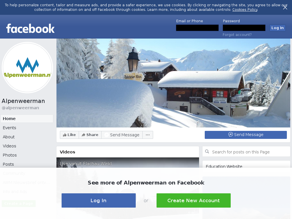 Alpenweerman Facebook