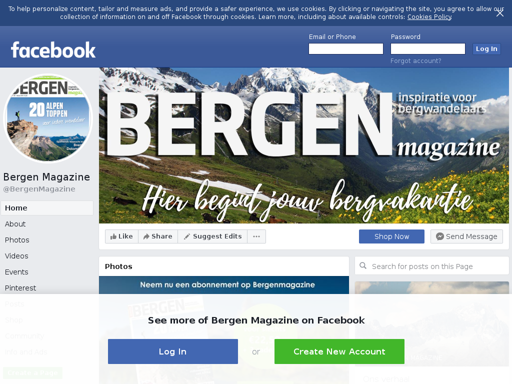 Bergen Magazine Facebook