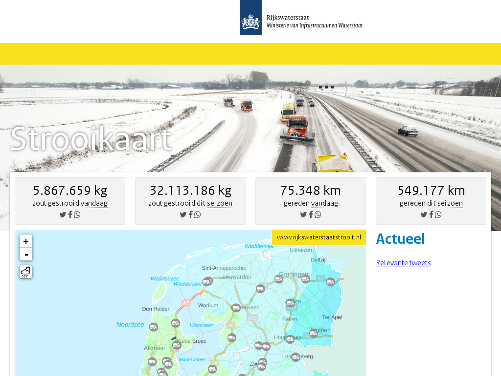 Rijkswaterstaat Strooit