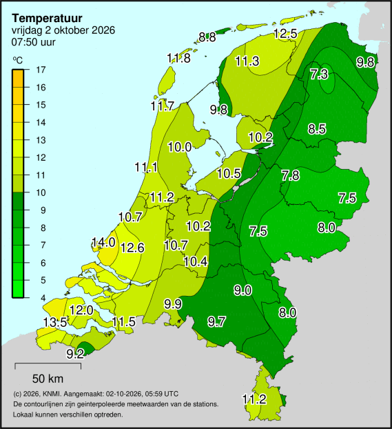 Weerkaart