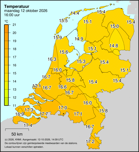 Weerkaart