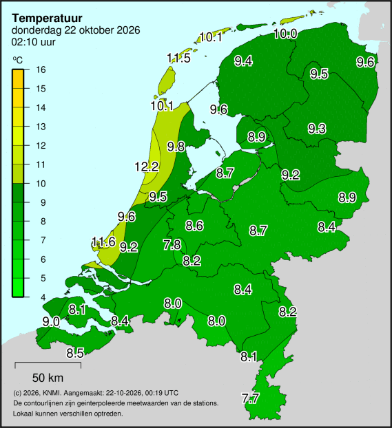 Weerkaart
