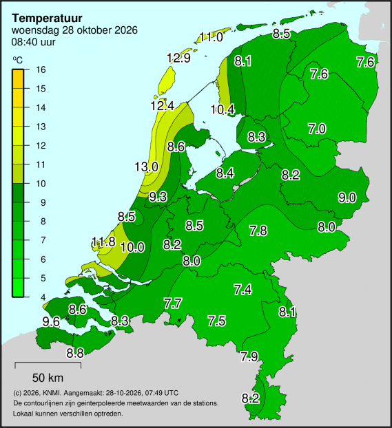 Weerkaart