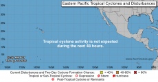 Tropische cyclonen - Oostelijke Stille Oceaan