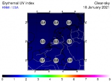 UV index vandaag