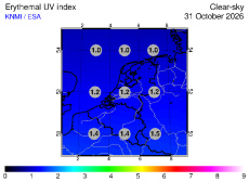 UV-index morgen