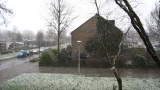 Sneeuw op 1e paasdag 2008, Heemskerk